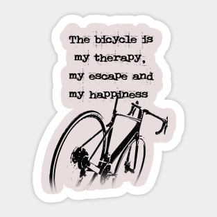 Frase para Ciclista Sticker